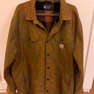 Carhartt Men's Canvas Fleece Lined Jacket